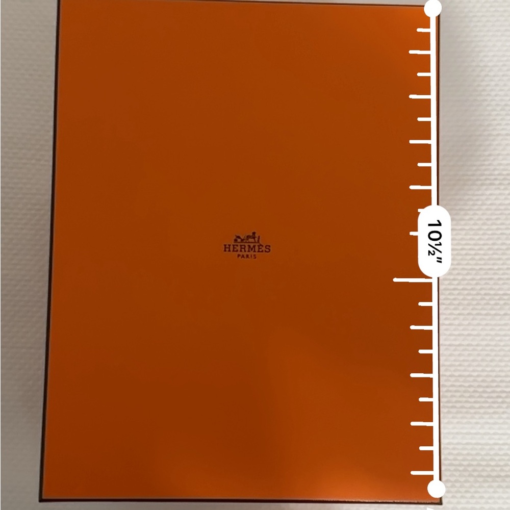 Empty Authentic Hermes Orange Boxes - Set Of 2 - … - image 4